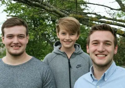 Magnus, Anders und Jens