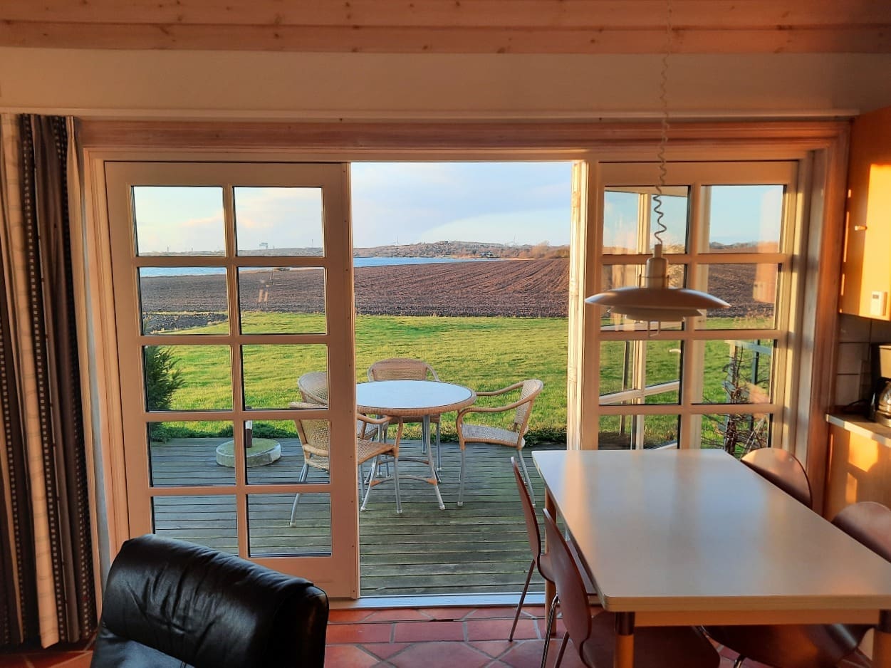 Sommerhus Udsigten fra stuen i sommerhus